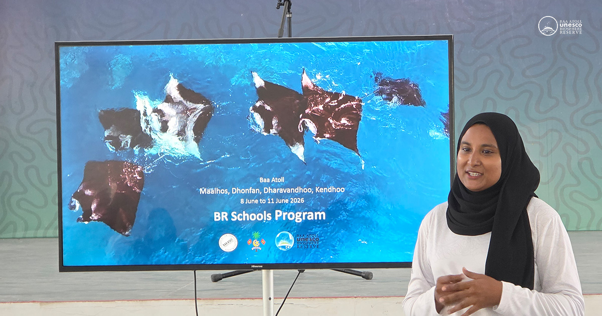 Baa Atoll Biosphere Reserve Office Concludes Second Round of BR Schools Outreach Programme
